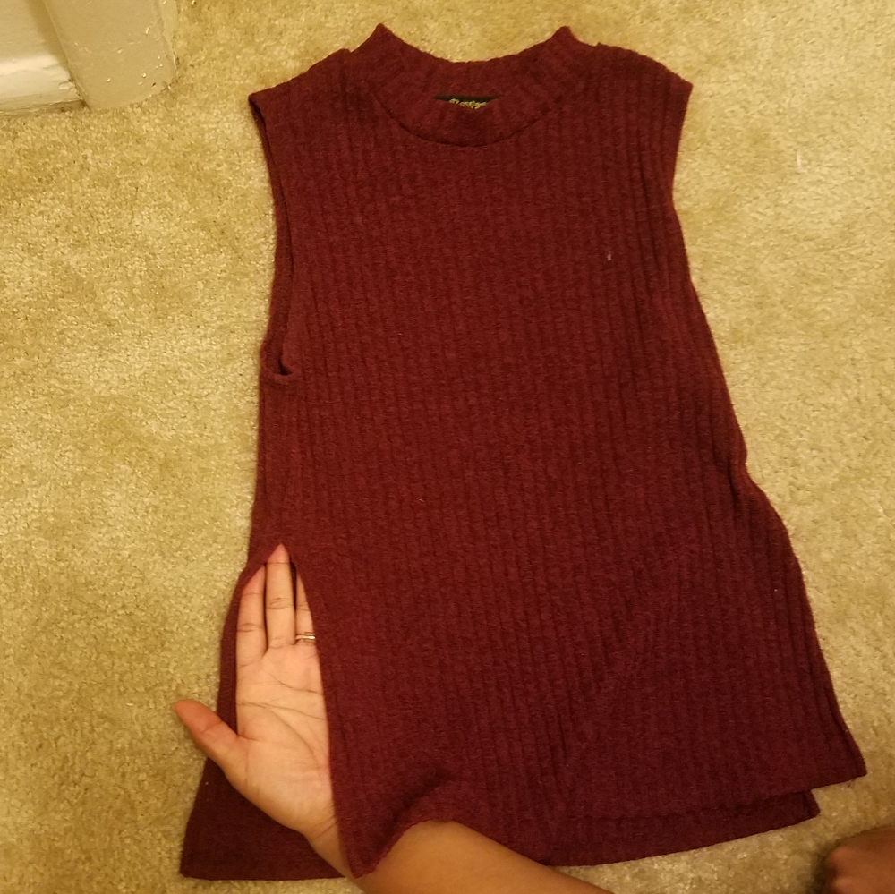 Sexy evening shirt with slits